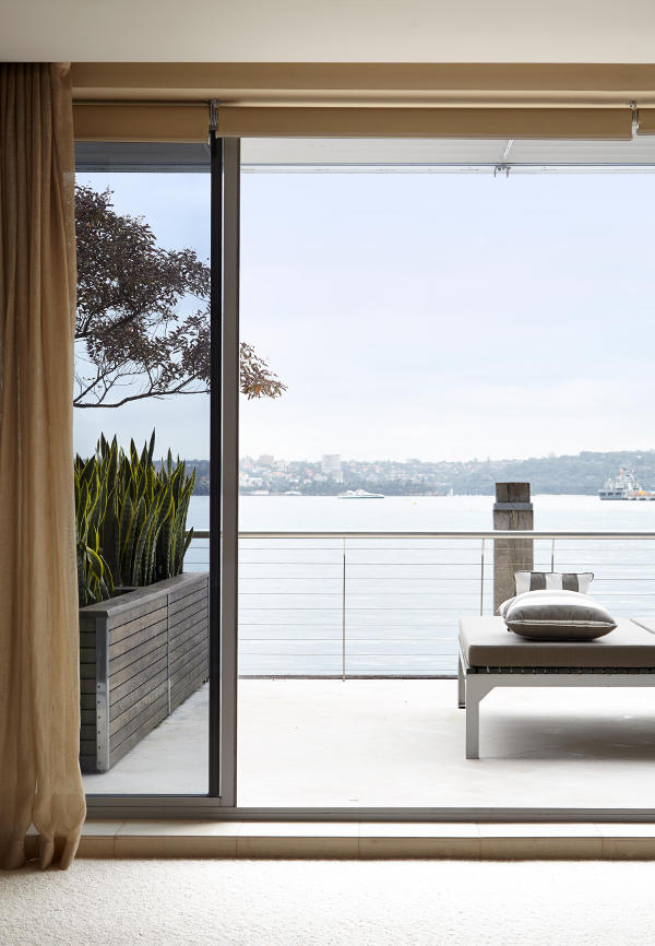 A sophisticated waterfront apartment