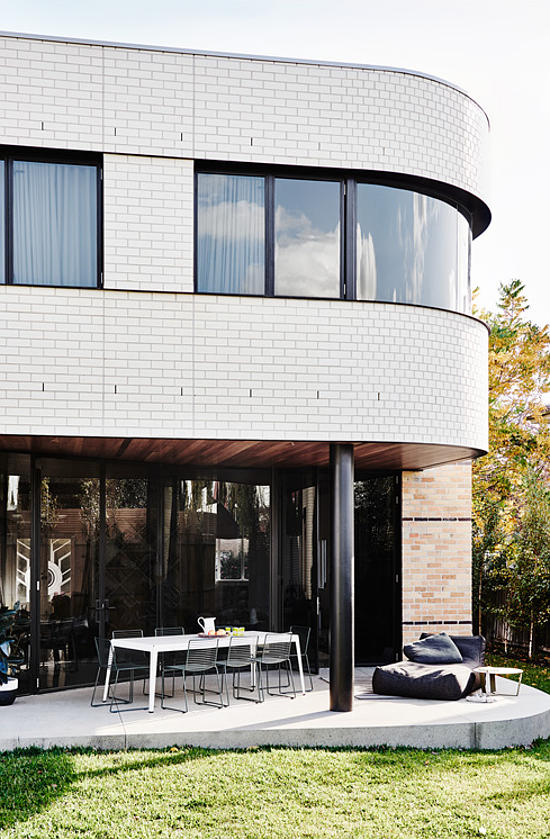 A modern addition to a deco home