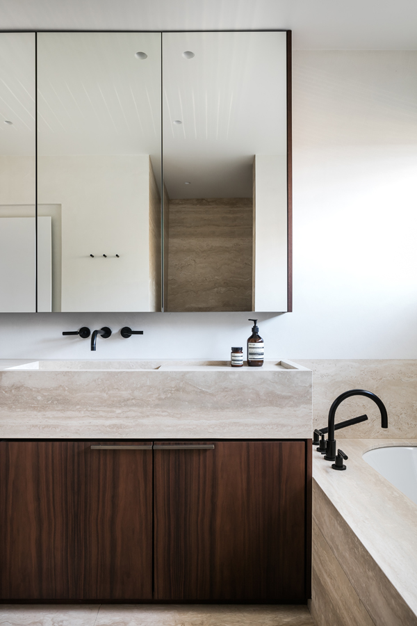 Modern kitchen and bathroom remodel