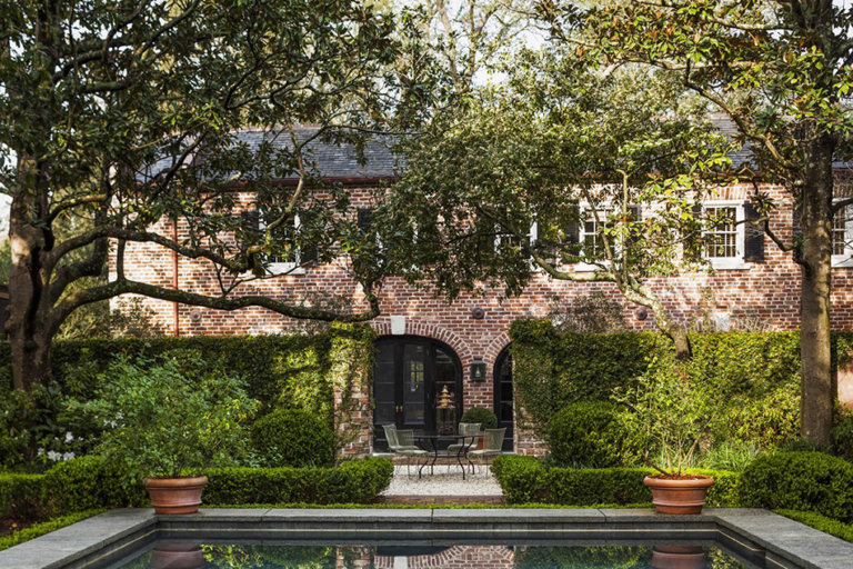 A restored carriage house in Charleston