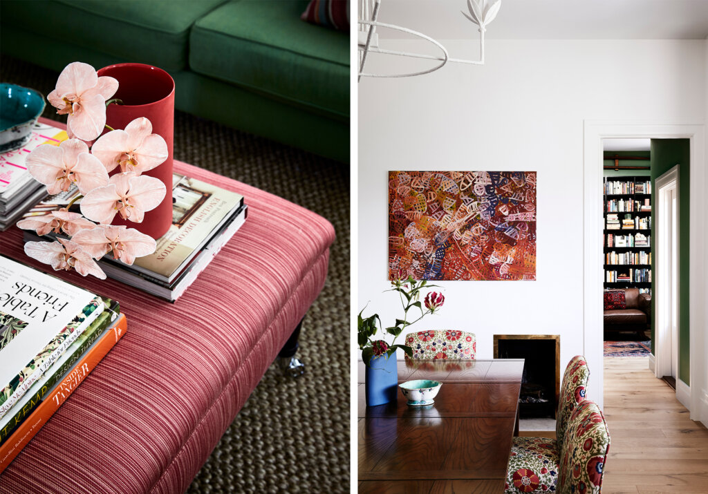 Art and colour in a heritage home