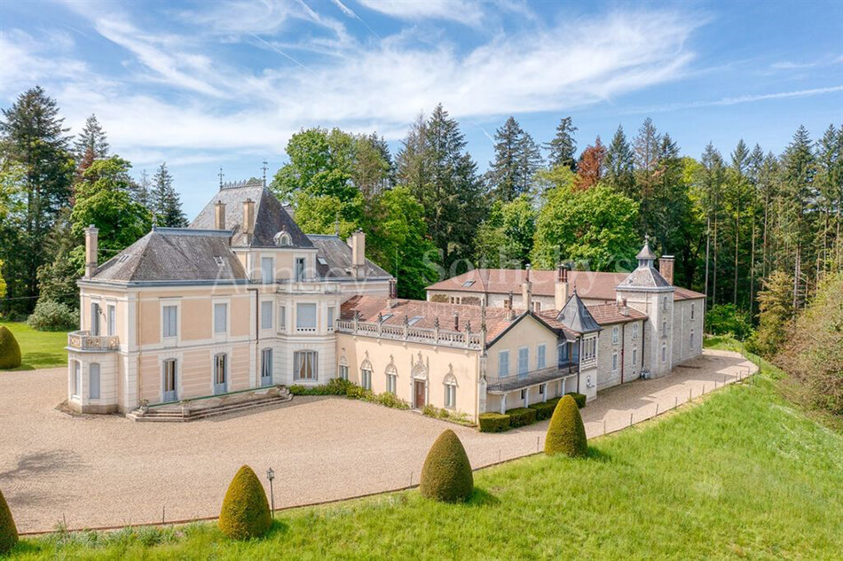 A castle in Bourg-en-Bresse, France