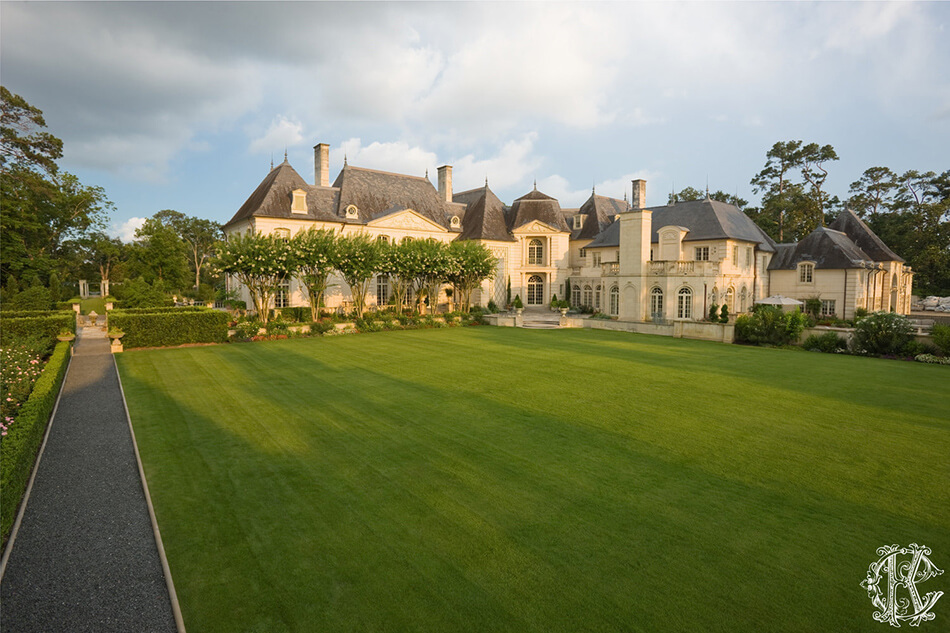 A restored 1930s French château in Texas