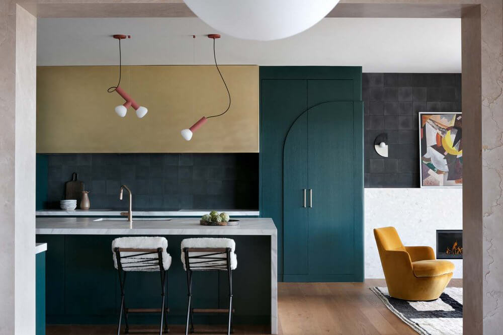 Bold shapes and colours in a Vancouver home