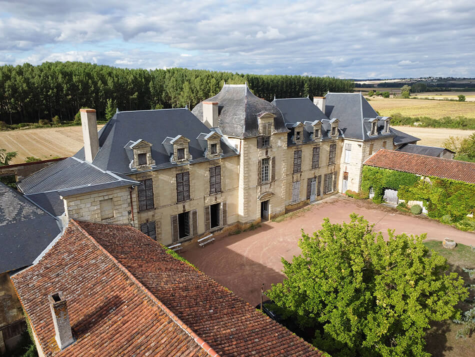 A 17th century castle for sale in Loudun, France
